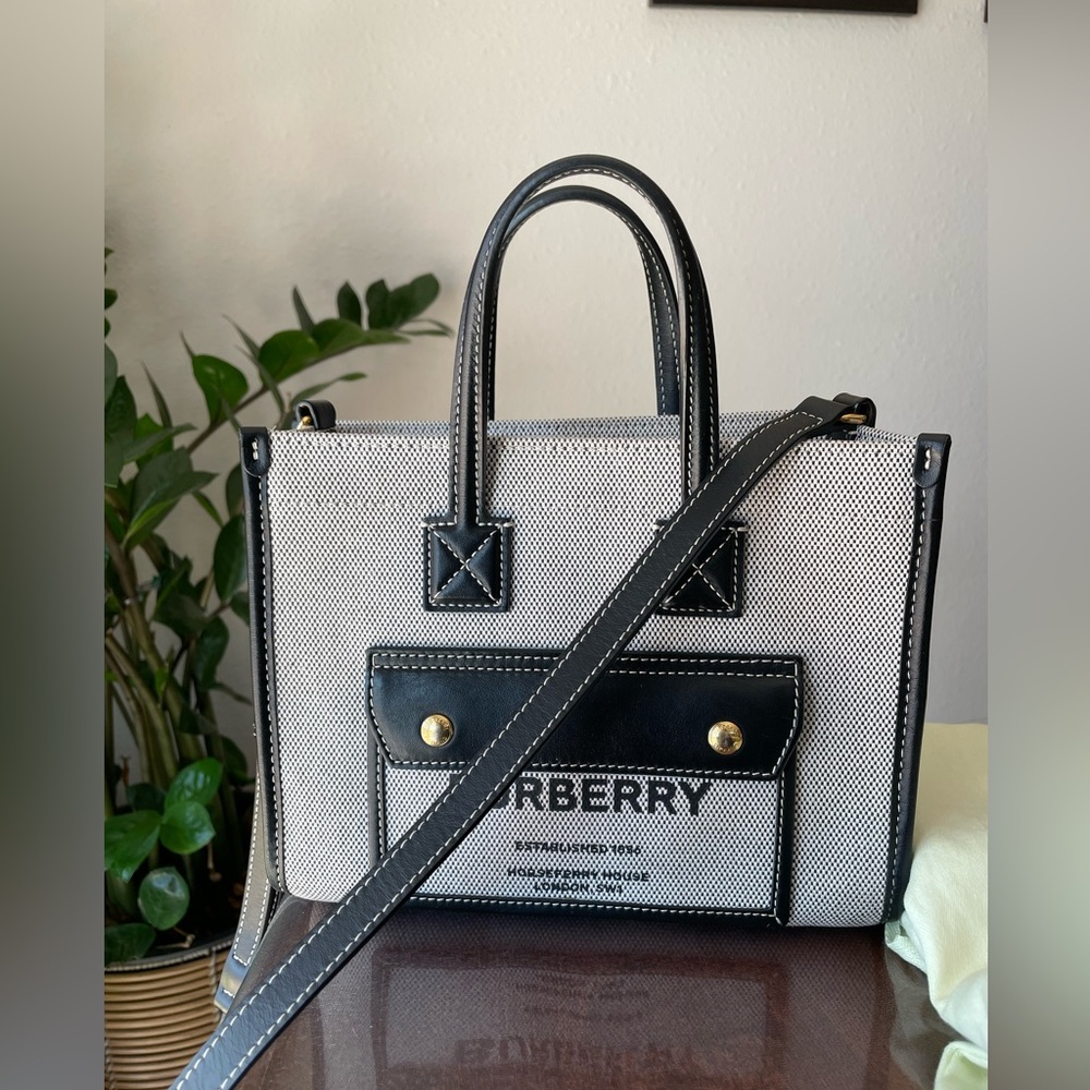 Authentic Burberry Mini Freya tote.